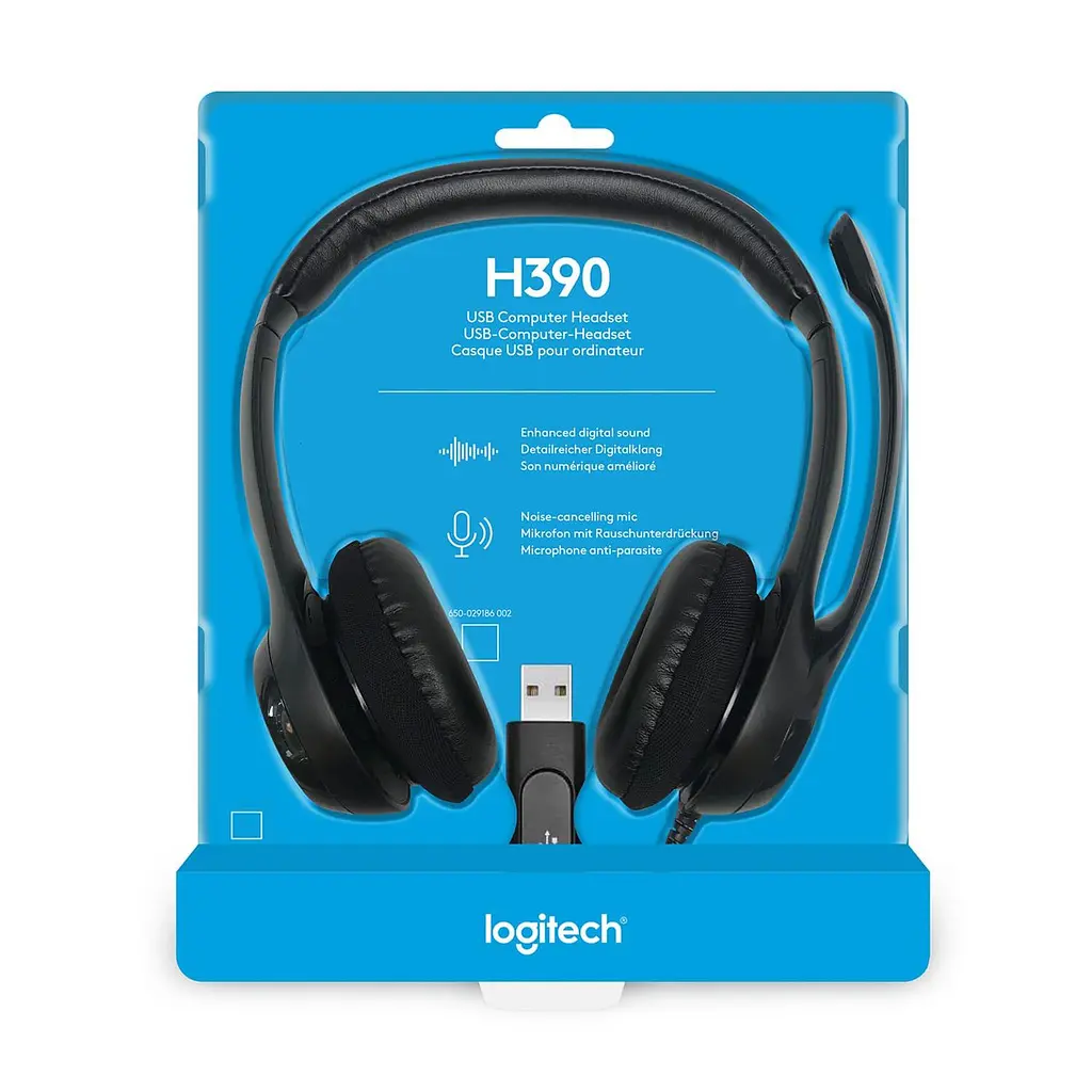 Гарнітура Logitech H390 USB Black (981-000406) - фото 7