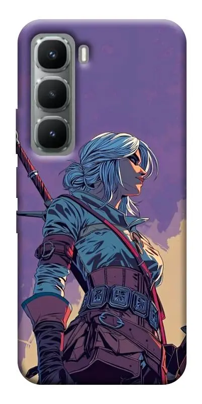 TPU чохол Demsky The witcher ciri для Infinix Hot 60 Pro+