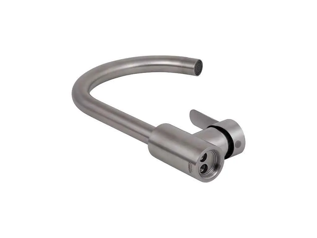 Змішувач Brinex на мийку сірий Pure 015F (k35) BRIPUR015FNKL - фото 4