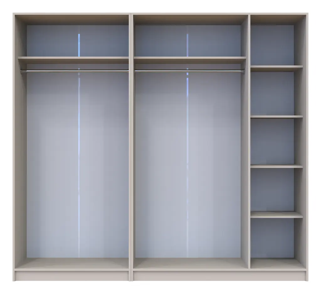 Шафа для одягу комплект Промо Кашемір 2+3 ДСП 225х48х204 (80737673) - фото 5