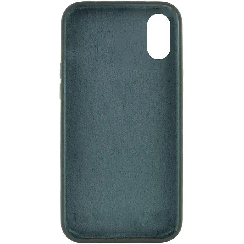 Чохол Silk Full Protective (AA) NO LOGO для Apple iPhone X / XS (5.8") Зелений / Cyprus Green - фото 2