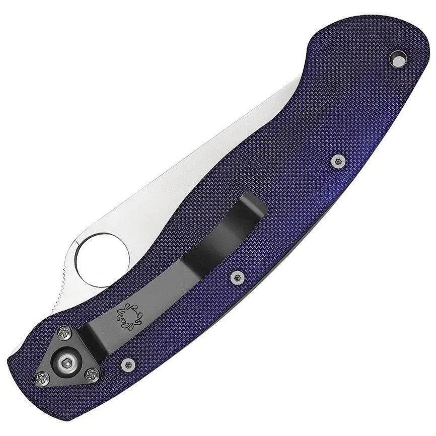 Ніж складний Spyderco Military синій, S110V (C36GPDBL) - фото 2