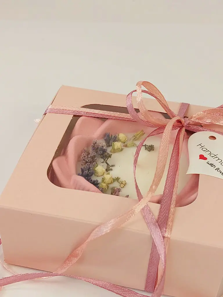 Еко свічка Svich Shop Рожевий лотос у подарунковій коробці - фото 7