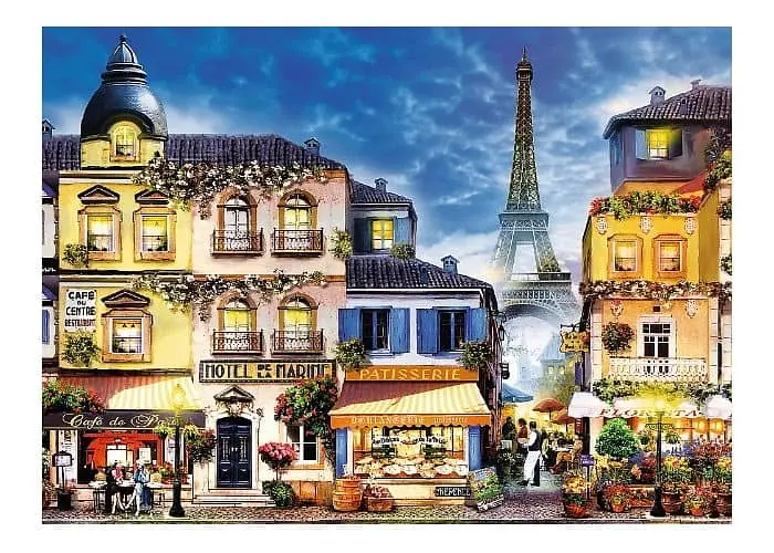 Пазл Trefl дерев'яний фігурний Французька алея 1000 ел. (20142) - фото 2