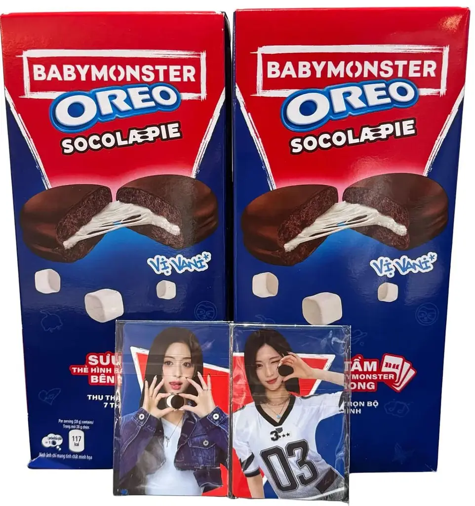 Шоколадні тістечка Oreo Socola-Pie BabyMonster Chocolate 168г - фото 2