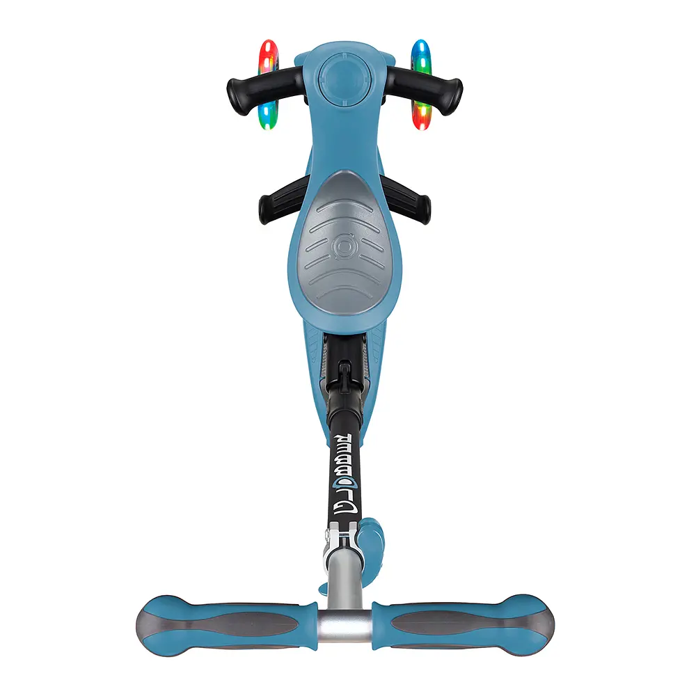 Самокат Globber Go Up Deluxe Lights LED 5 в 1, блакитний (646-200) - фото 3