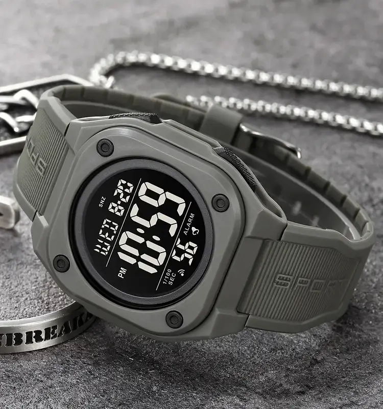 Годинник чоловічий наручний спортивний Skmei 2160 (Сірий) - фото 4