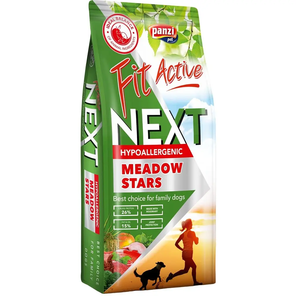 Сухой корм для собак FitActiv Next Meadow Stars Adult, 15 кг - фото 1