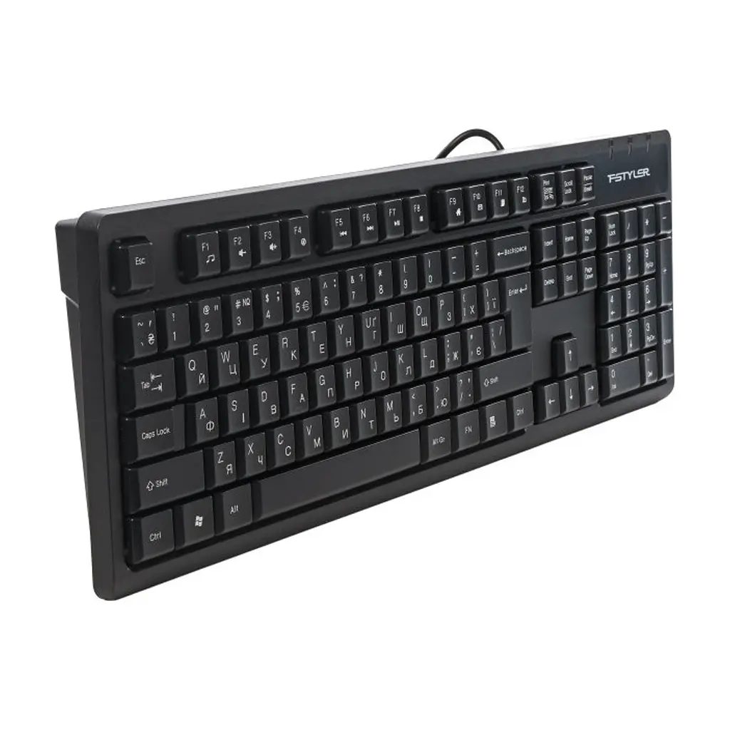 Клавіатура A4Tech FK12 USB UA Black (4711421003148) - фото 2