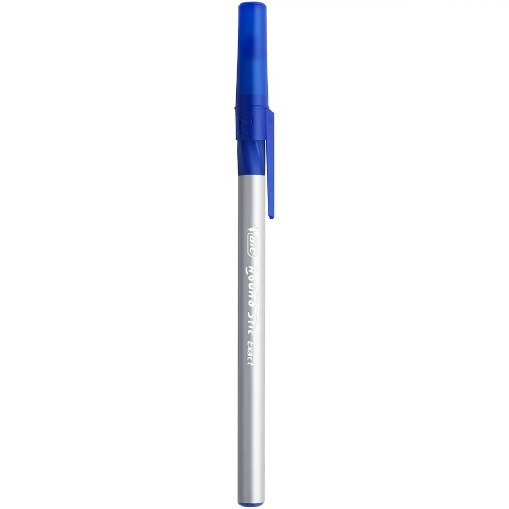 Ручка шариковая BIC Round Stic Exact 0.36 мм 4 шт. синяя (932857) - фото 2