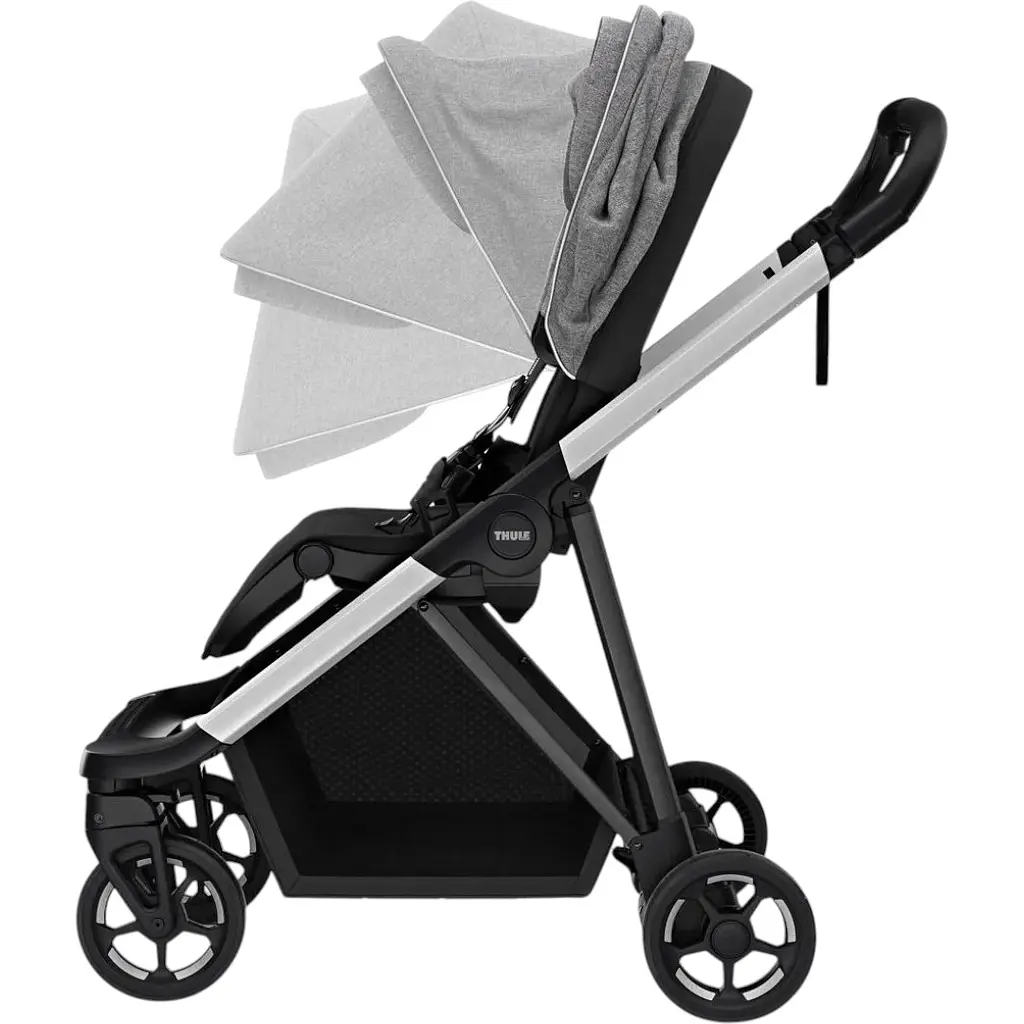 Дитяча коляска Thule Shine Grey Melange/ Aluminium (TH 11400200) - фото 4