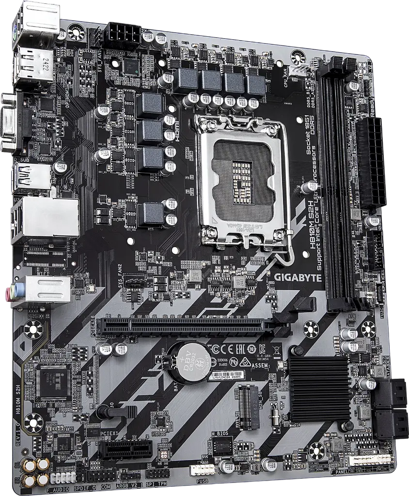 Материнская плата Gigabyte H810M S2H LGA 1851 - фото 2
