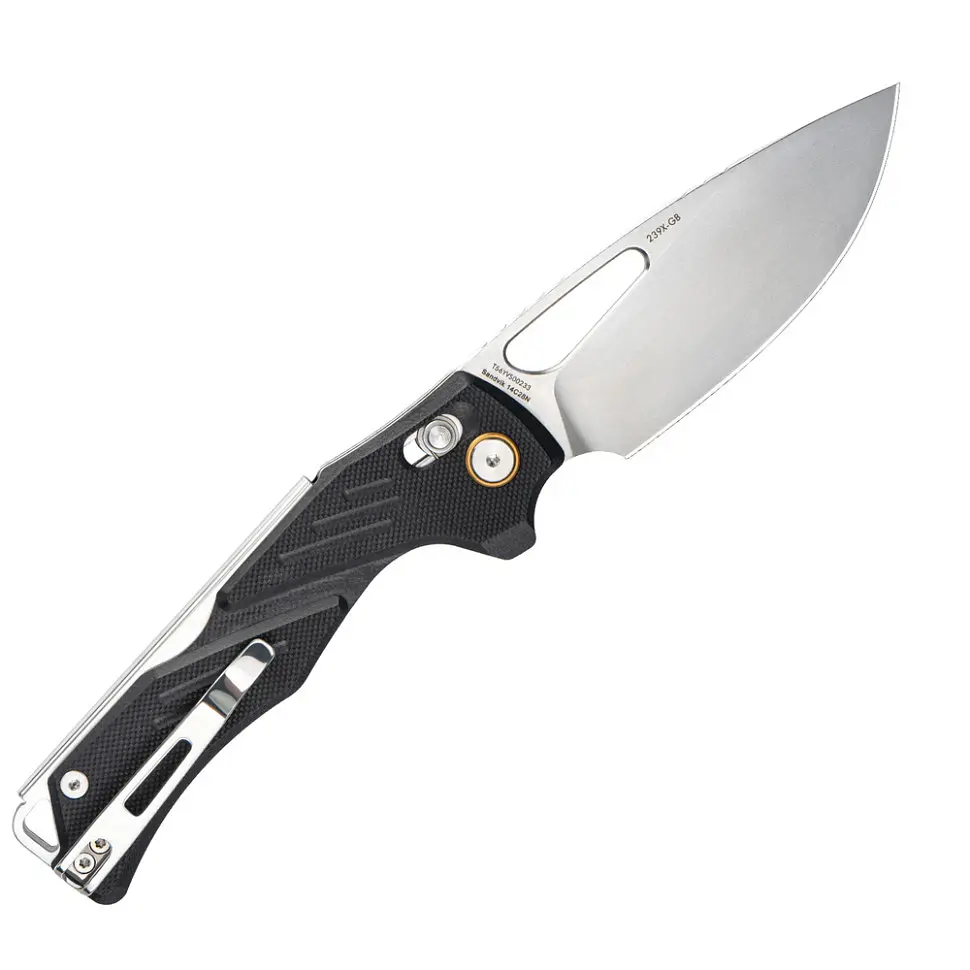 Ніж складаний туристичний SRM Mirage 239X-GB (9.2 см) 14C28N / G10 чорний - фото 2