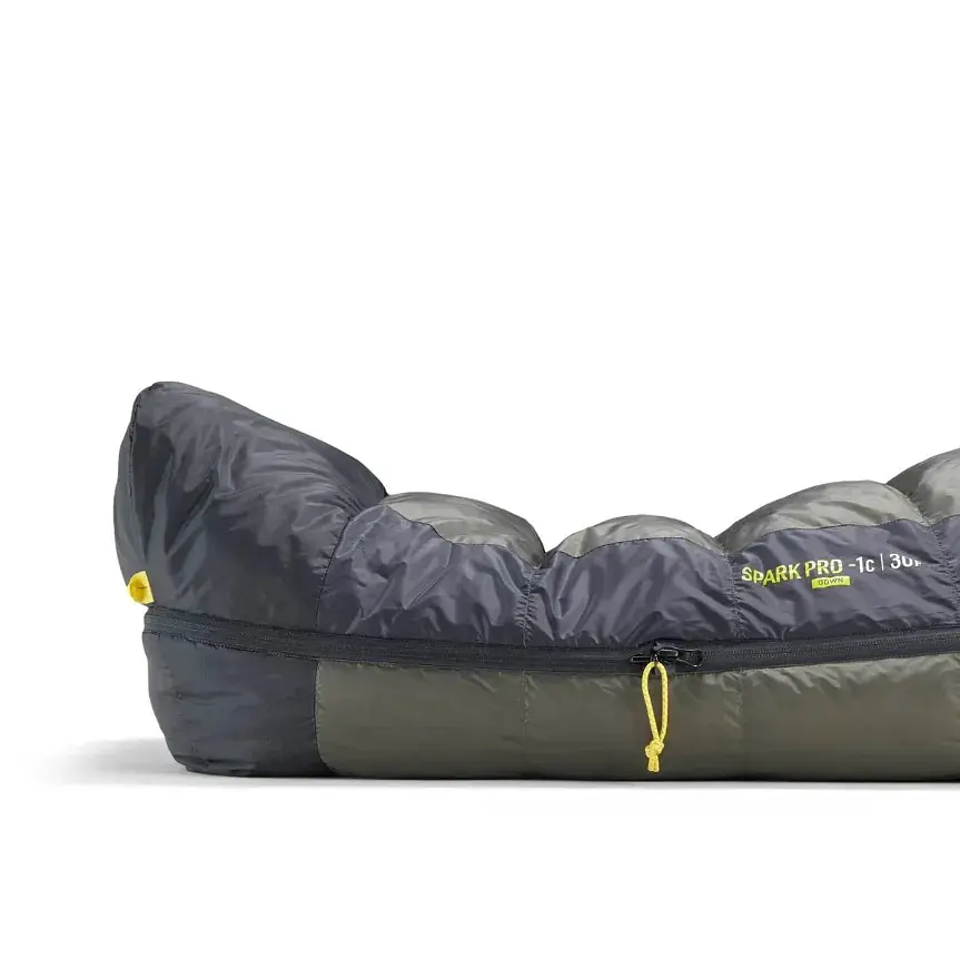 Спальник Sea To Summit Spark Pro -1C/30F Regular Beluga Black L левый (1033-STS ASL041071-050103) - фото 6