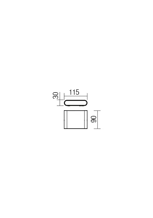Бра вуличне POCKET AP LED SMD 6W IP54 DB (5.1.2) Redo(nou) 9053 - фото 2