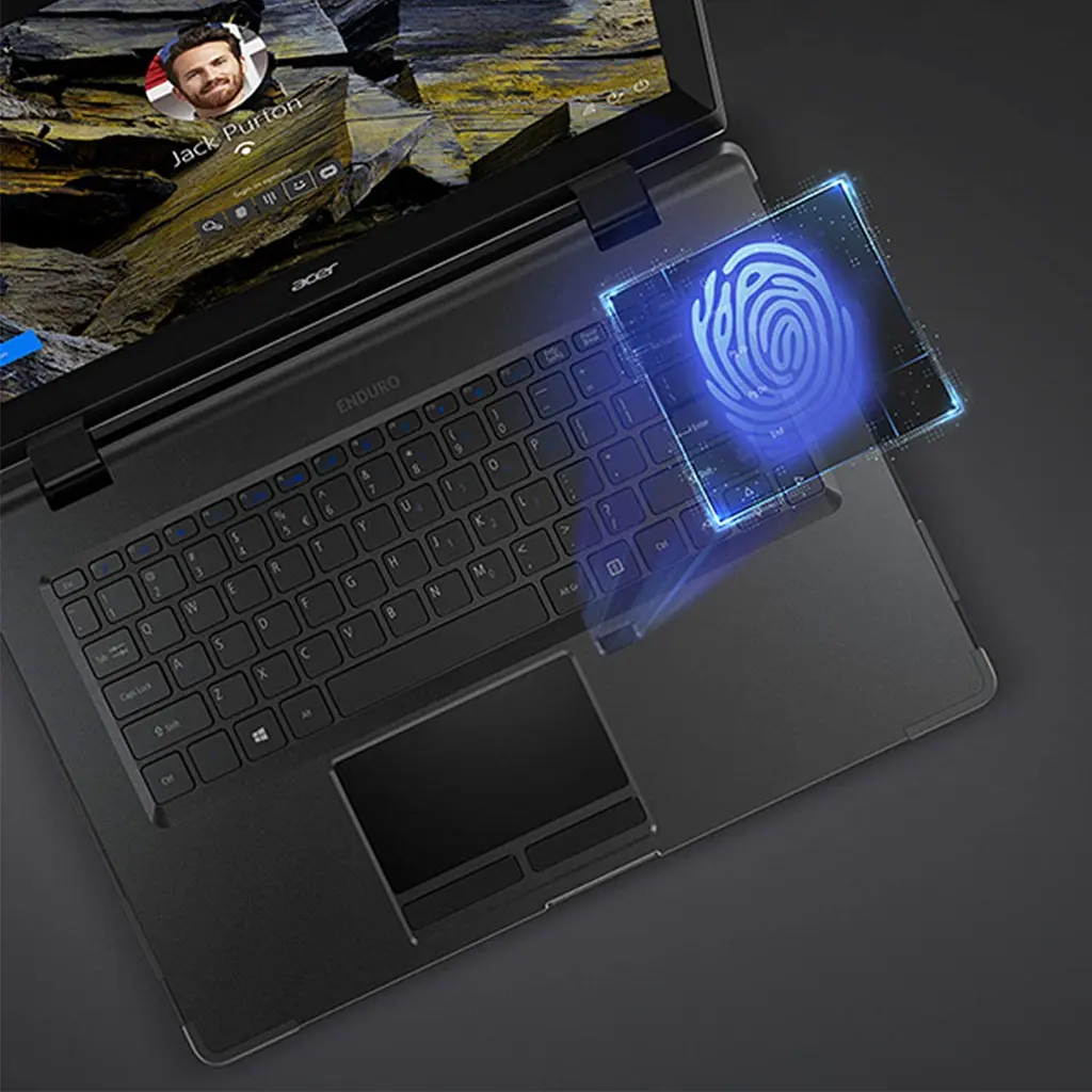 Ноутбук Acer Enduro N3 EN314-51W 14FHD IPS/Intel i5-101210U/8/512F/int/Lin/Black (NR.R0PEU.00C) - фото 7