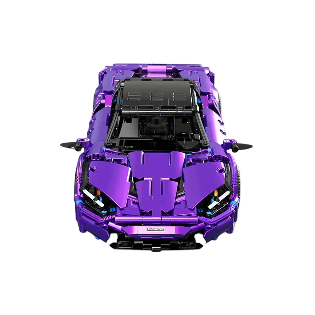 Конструктор Ramiz "Спортивный автомобиль" фиолетовый 1273 шт. деталей 1002 - фото 4