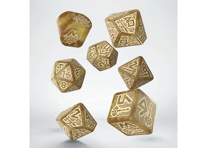 Набор кубиков Dwarven Dice Set: Gold , 7 шт. (RDWA08) - фото 2
