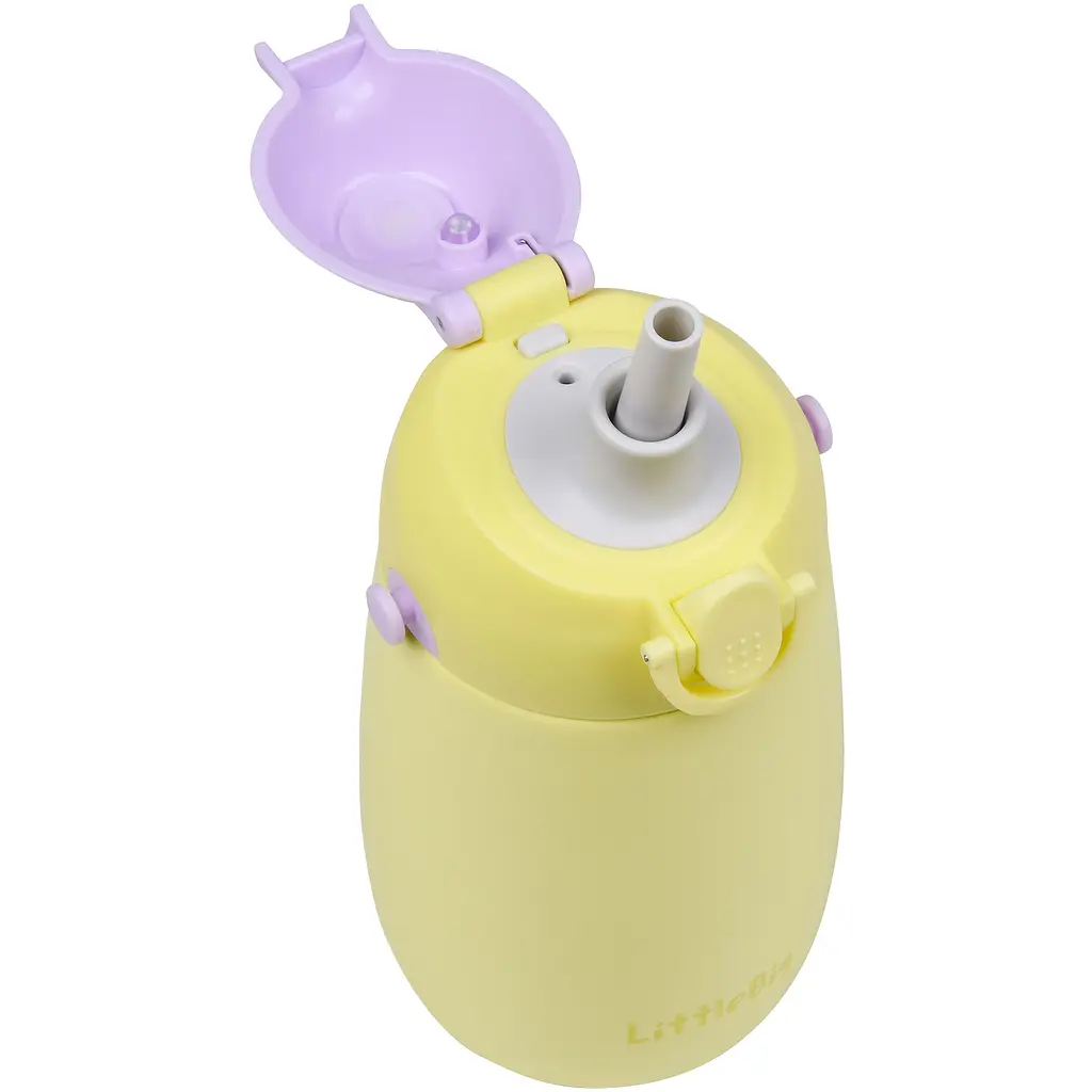Термочашка для дітей UZspace Littlebig Rebel 350 мл жовта (4020) - фото 3