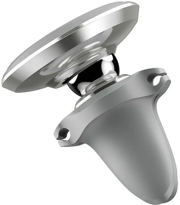Автотримач Baseus Magnetic Air Vent Car Mount With Cable Clip SUGX020012 світло сірий - фото 5