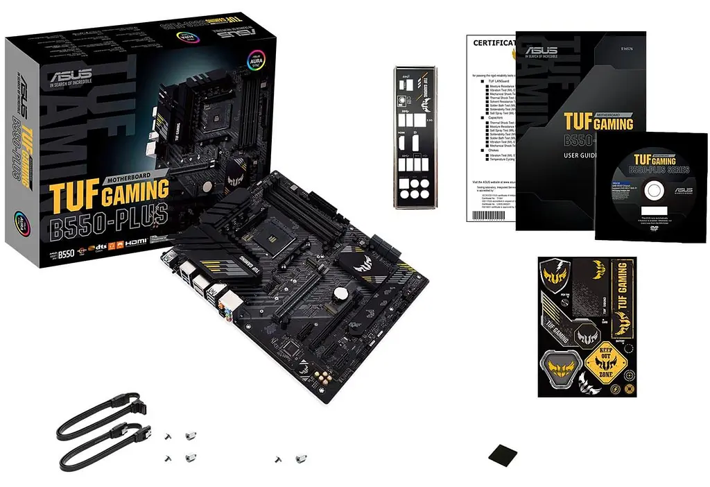 Материнська плата ASUS TUF GAMING B550-Plus (TUF Gaming B550-Plus) (Socket AM4, AMD B550, ATX) - фото 5