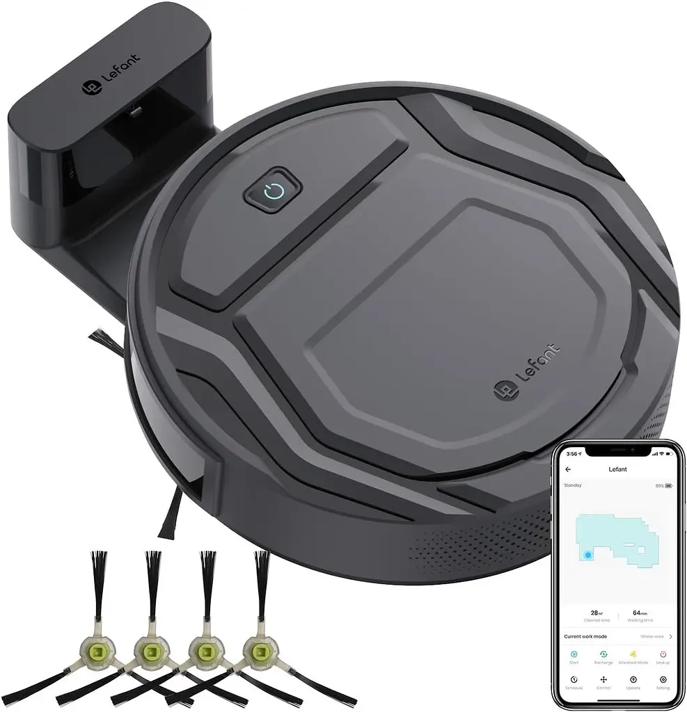Робот-пилосос Lefant M210 Pro Robot Vacuum Cleaner 2200Pa Suction 120 - фото 2