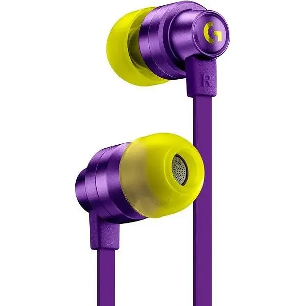 Навушники для геймерів Logitech G333 Gaming Earphones фіолетові (981-000936) - фото 4