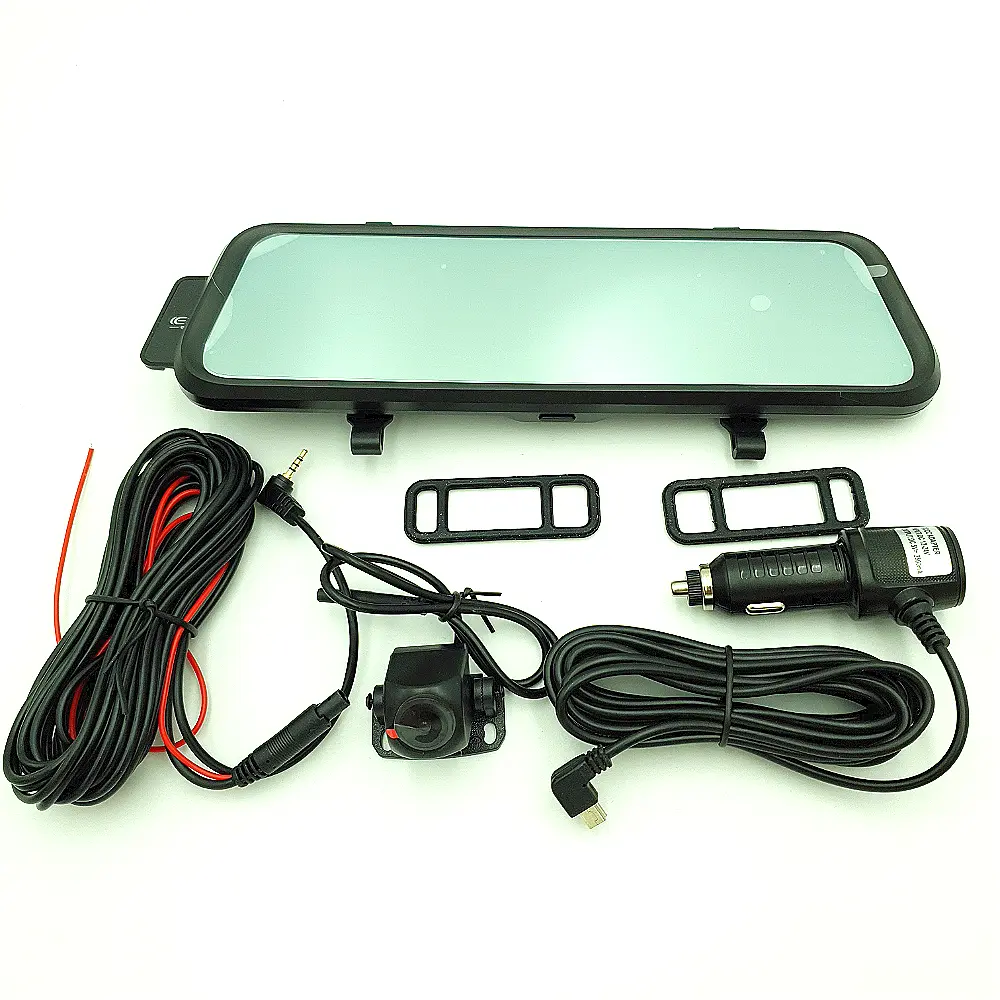 Відеореєстратор дзеркало заднього виду 10" сенсорний екран 2 камери Full HD UKC Car DVR E92 - фото 2