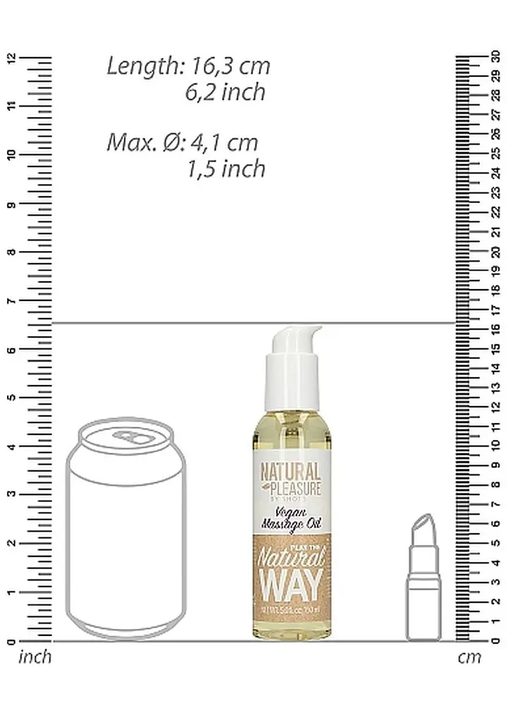 Масажна олія Natural Pleasure Vegan Oil, 150 мл - фото 4