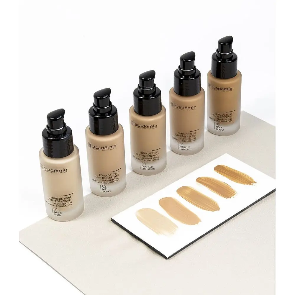 Регенерувальна тональна основа Academie Regenerating Treatment Foundation 04 Hazelnut 30 мл (3145079118045) - фото 2