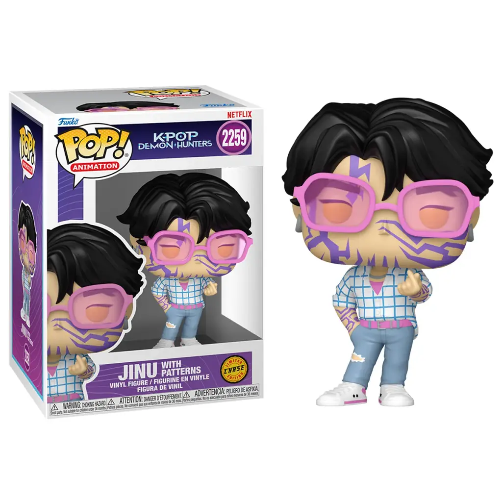 Ігрова фігурка FUNKO POP серії "Кейпоп-мисливиці на демонів" - ДЖІНУ (W/CH) - фото 4
