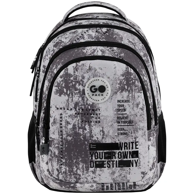Рюкзак GoPack Teens 162M-3 Серый (GO26-162M-3) - фото 3