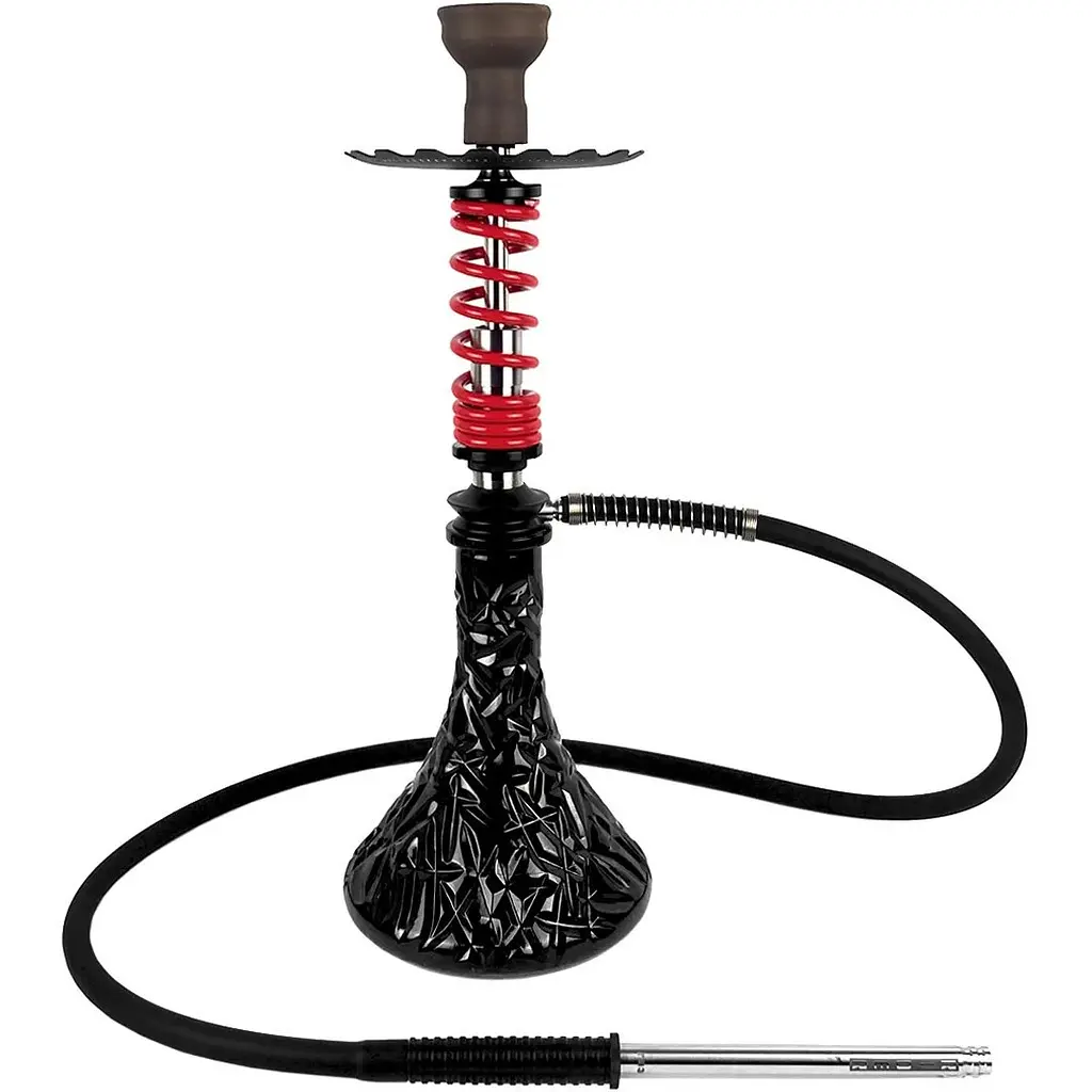 Кальян Trumpet Hookah Rider S Red (колба Crystal Black) - фото 2