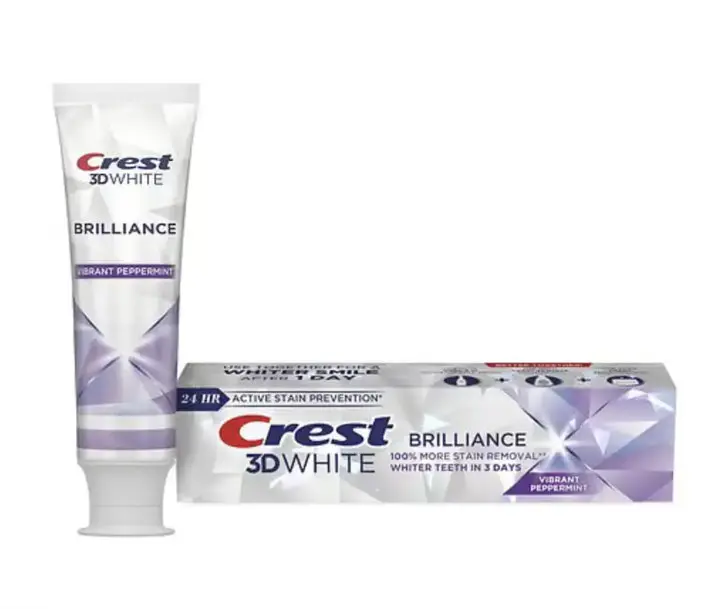 Зубна паста відбілююча Crest 3D White Brilliance Vibrant Peppermint 130 г