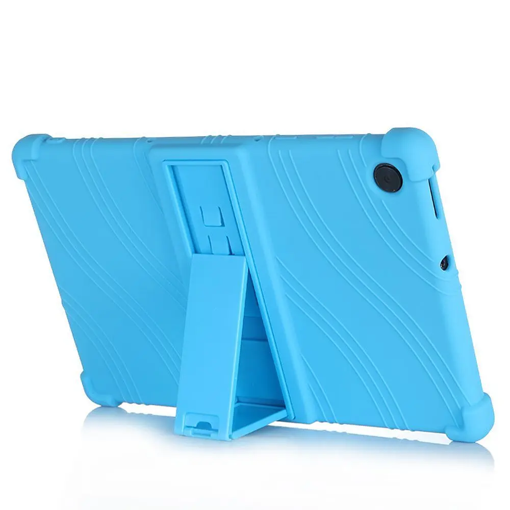 Чехол SoftGel Kids детский Samsung Galaxy Tab A9+ Plus SM X210 X215 Голубой - фото 2