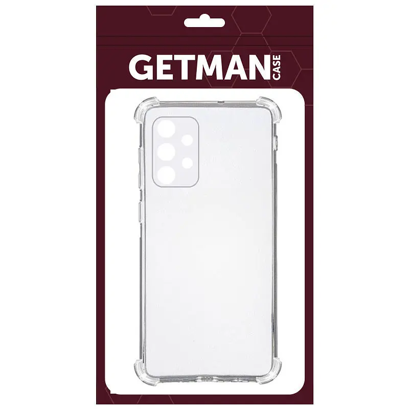 TPU чохол GETMAN Ease logo посилені кути Full Camera для Samsung Galaxy A52 4G / A52 5G / A52s Безбарвний (прозорий) - фото 6