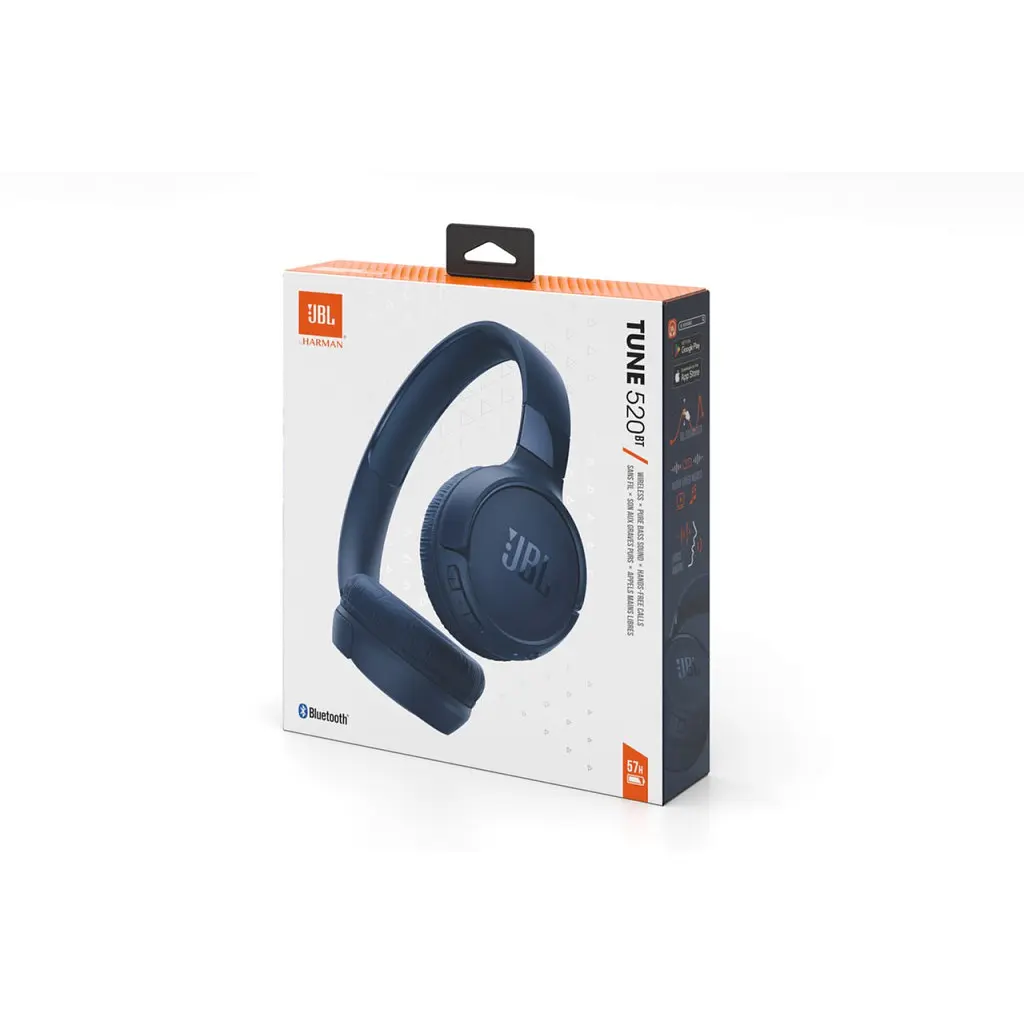 Навушники JBL Tune 520BT Blue (JBLT520BTBLUEU) - фото 12