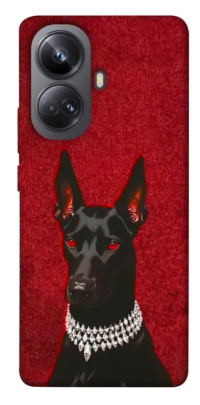 TPU чохол Demsky Premium doberman для Realme 10 Pro+