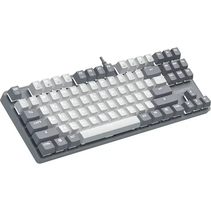 Клавіатура USB GamePro Genesis Metallic MK110G Outemu Red Switch UA LED Gray (MK110G) UA - фото 4