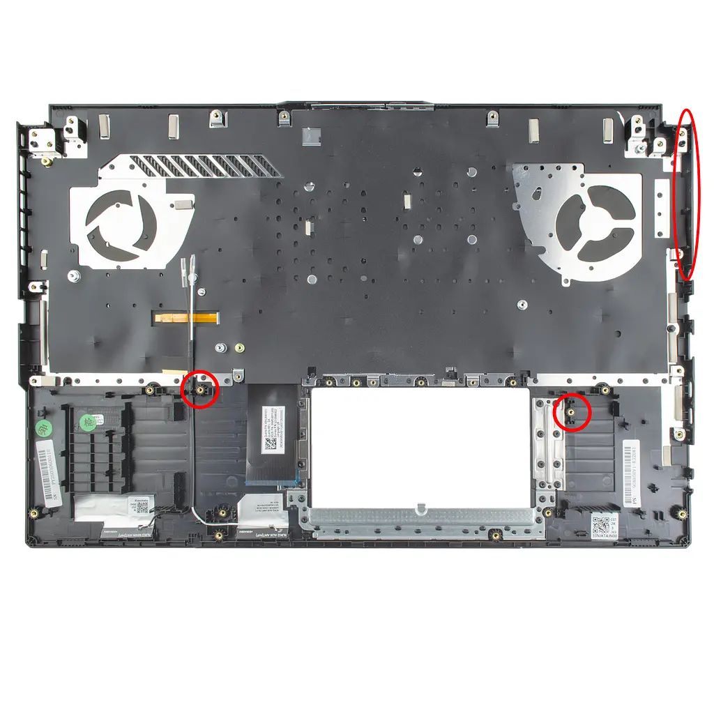 Верхня кришка для Asus FX707 FA707, (56Wh, Чорний, топкейс+клавіатура, RGB 8pin, 90NR08V1-R31UA1, Оригінал) - фото 2