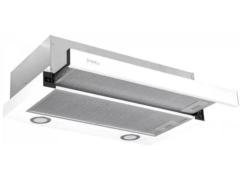 Витяжка телескопічна Perfelli TL 6822 WH 1200 LED - фото 2
