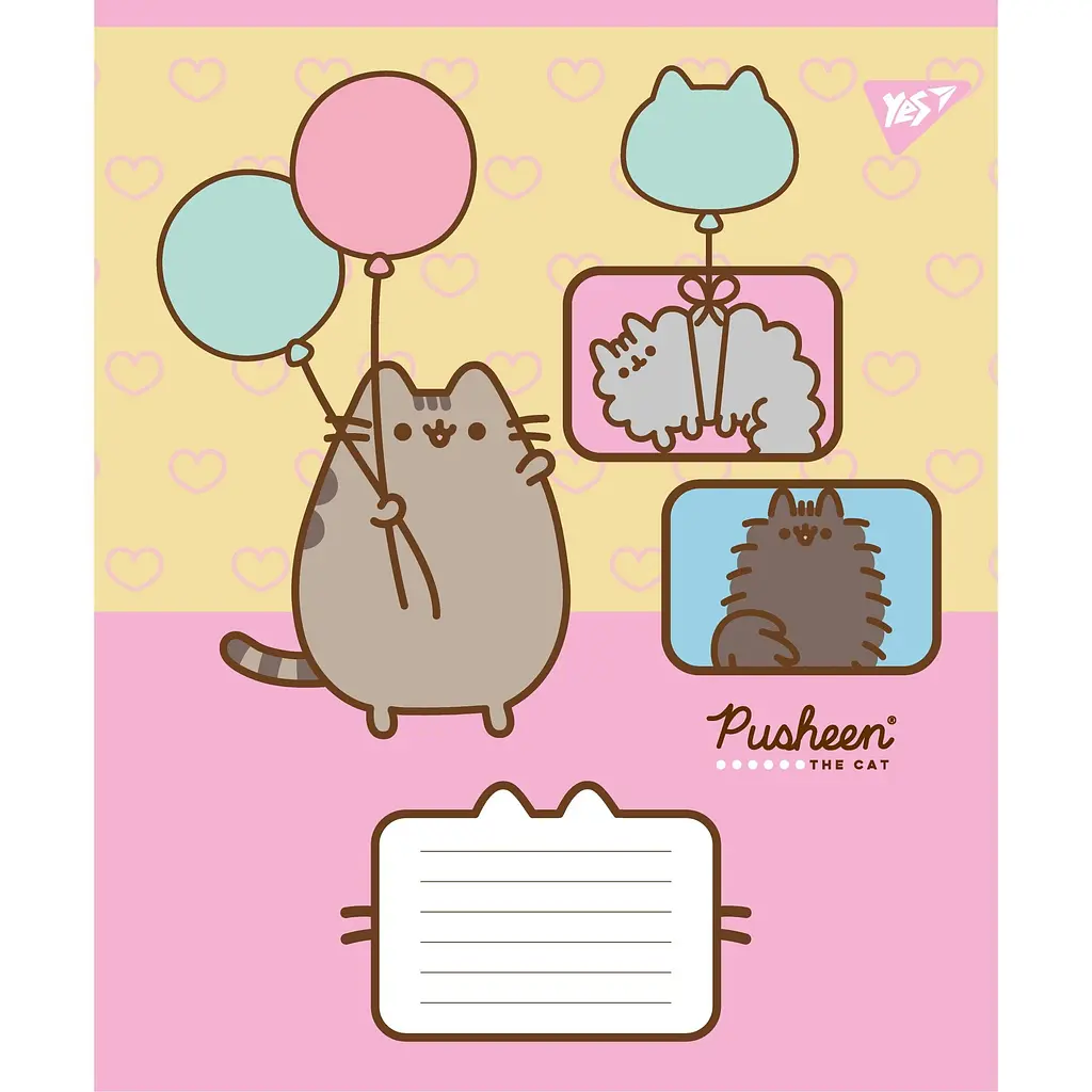 Набір зошитів Yes Pusheen Funny А5, 18 аркушів 25 шт. (767606) - фото 4