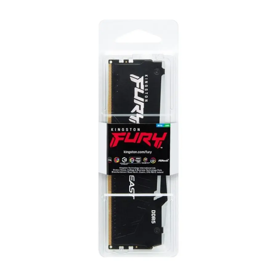 Kingston Пам'ять ПК Kingston DDR5 16GB 6400 FURY Beast RGB EXPO - фото 6