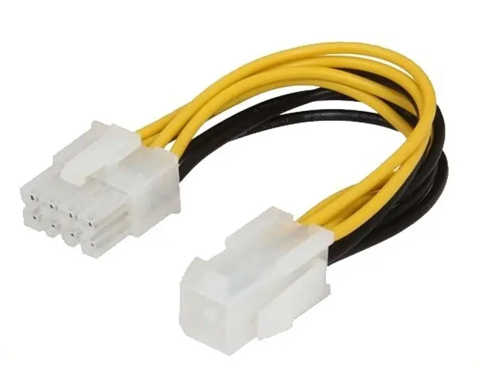Кабель живлення для процесора ATX 4 pin F - 8 pin M, 0.2м - фото 2