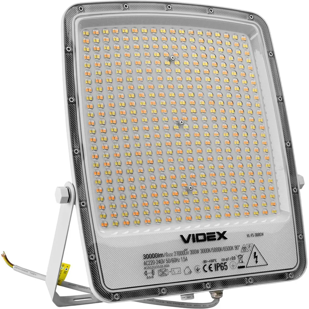 Світлодіодний прожектор Videx F5 300W White (VL-F5-300CW) [174687] - фото 3