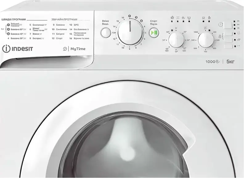 Пральна машина Indesit OMTWSC 51052 W UA автоматична - фото 4