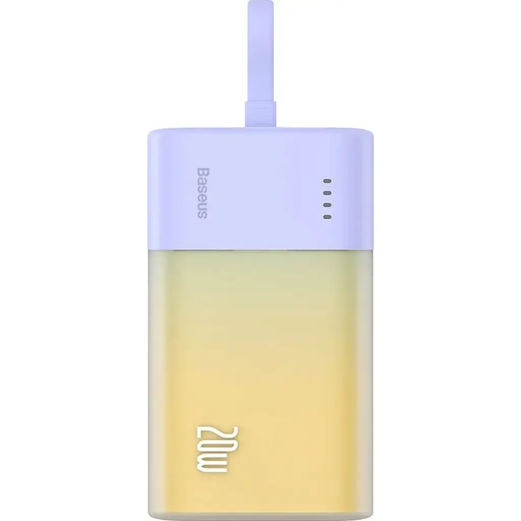 Зовнішній акумулятор Baseus Popsicle Lightning 5200mAh 20W Purple [P10055600512-00] [125023] - фото 3