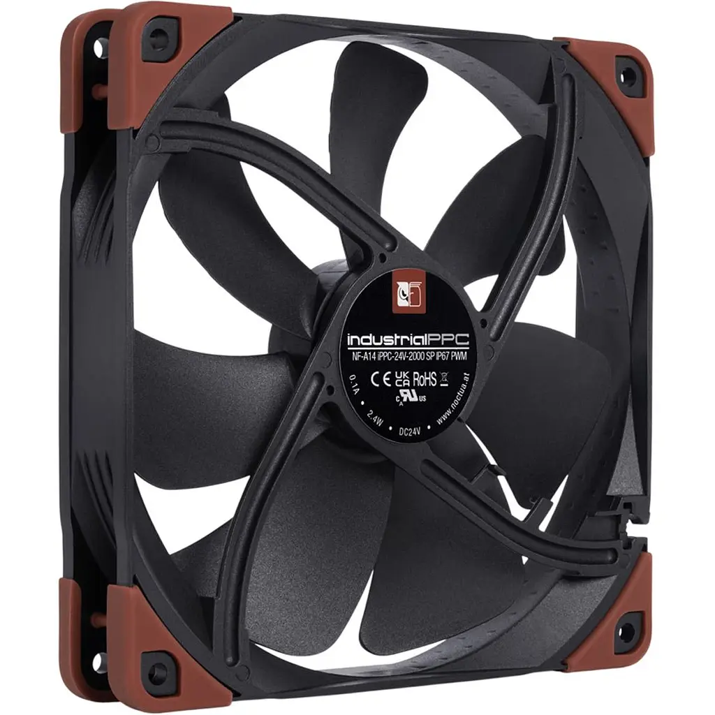 Корпусний вентилятор Noctua NF-A14 industrialPPC-24V-2000 SP IP67 PWM [168007] - фото 2