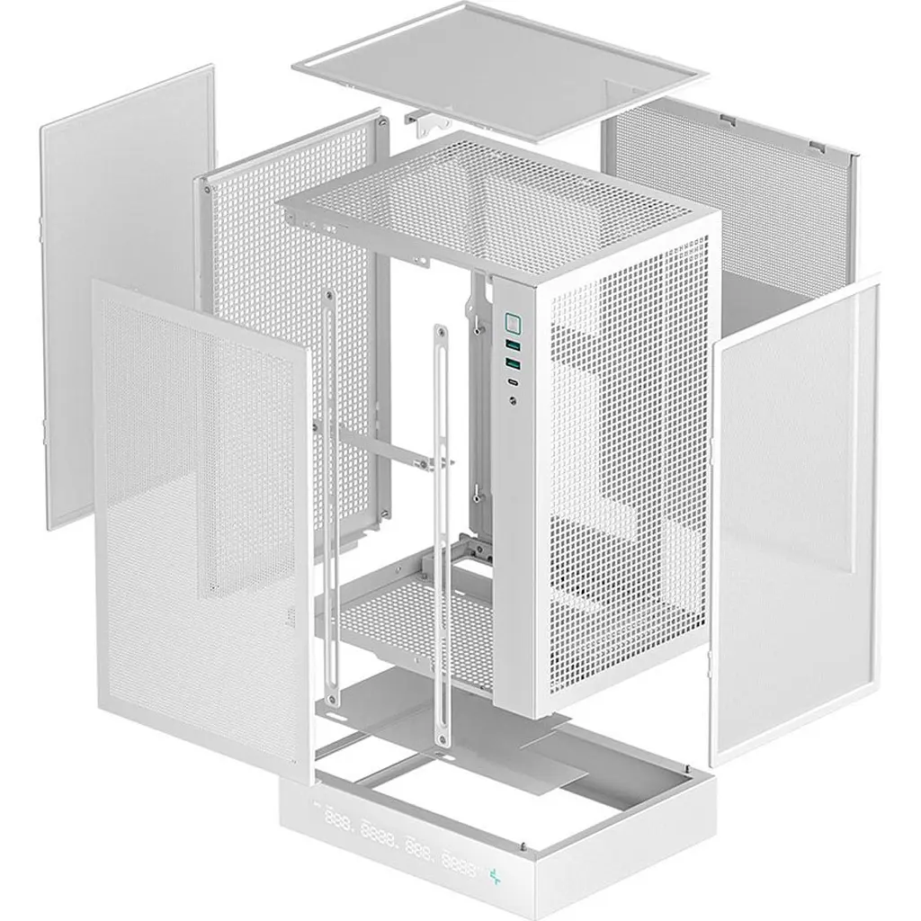 Корпус Deepcool CH170 Digital White (R-CH170-WHNPI0D-G-1) [146737] - фото 11