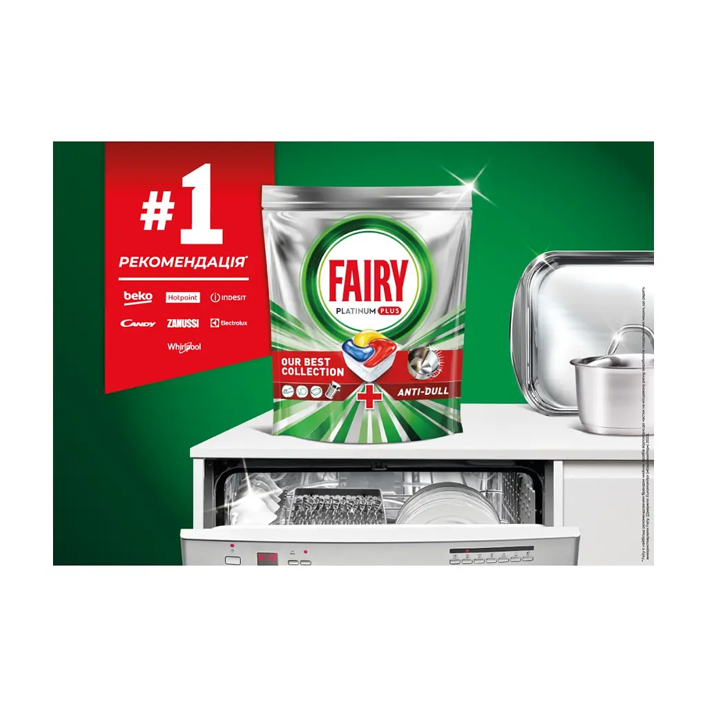 Таблетки для посудомийних машин Fairy Original All in One Lemon 29 шт. (8006540726891/8700216237314) - фото 9